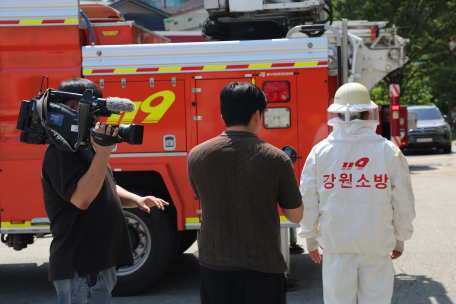 [MBC취재] 불길만큼 뜨거운 폭염과 맞서는 소방관들