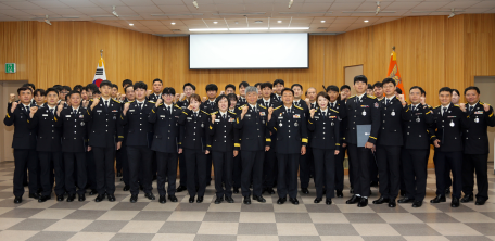 춘천소방서, 열정 있는 소방관들의 승진ㆍ전입 신고식