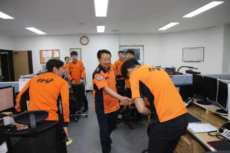 용석진 소방서장, 현업부서 초도순시로 소통강화