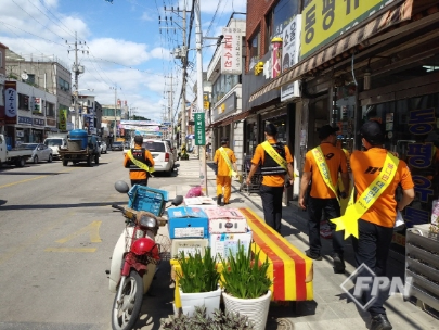 철원소방서, 도민안전의 날 맞아 가두캠페인