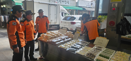 철원소방서, 추석 명절 전통시장 장보기 행사 및 화재예방 캠패인 전개