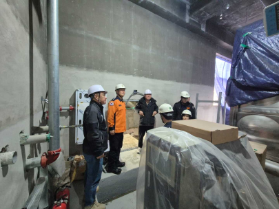 인제소방서, 대형 공사장 대상 관서장 현장 지도·점검