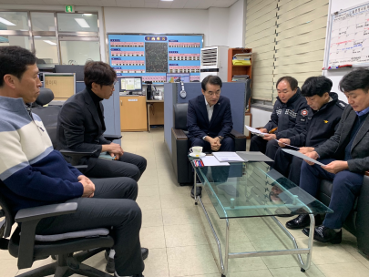 도 행정부지사, 소방대원 급식환경 개선 현장방문