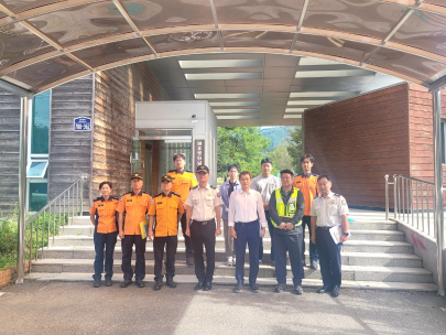 배후령 터널 현장 안전점검