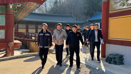 속초 신흥사 화재예방 '철통 대비"