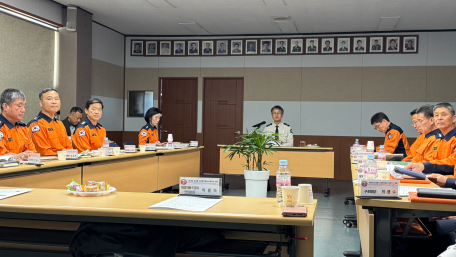 소방본부장 홍천소방서 현장방문