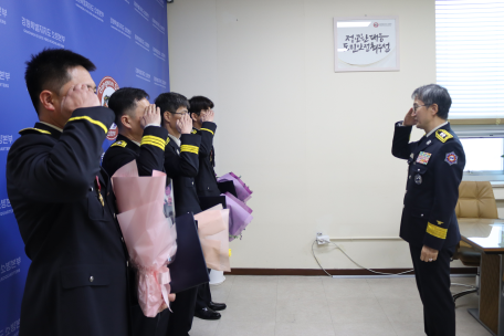2025년 상반기 소방본부 모범공무원 표창 수여식