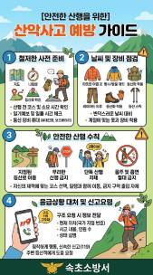 안전한 산행을 위한 산악사고 예방가이드