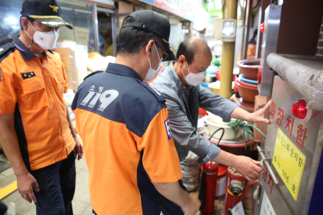 태백소방서, 추석 연휴 대비 소방시설 점검 및 훈련 실시