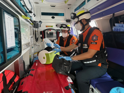 폭염 대응 구급훈련 실시!