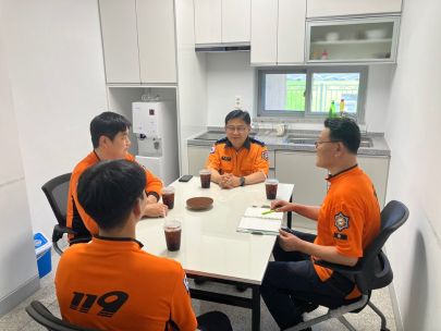 권혁범 서장님 4개 119지역대 격려 방문