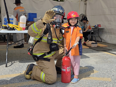 2025 국토정중앙 청춘양구 배꼽축제 119안전체험장 운영 종료