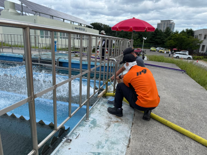 강릉시 급수 지원 실시 중