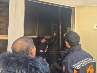 양구소방서, 산불 예방을 위한 화목보일러 점검 나서