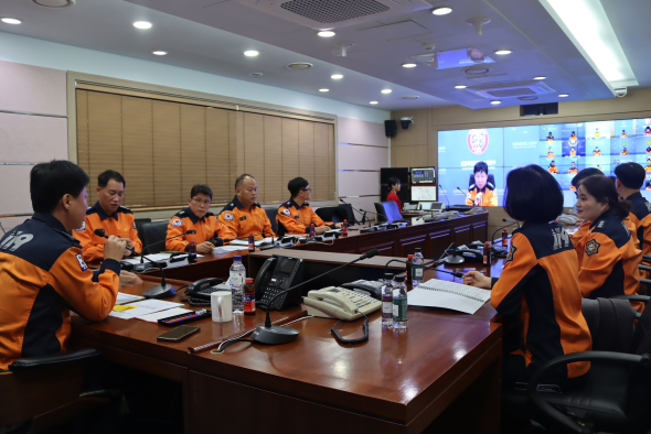 겨울철 화재예방대책 지휘관 회의