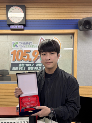 강원소방본부 황상현 소방장 TBN강원교통방송 감사패 수상